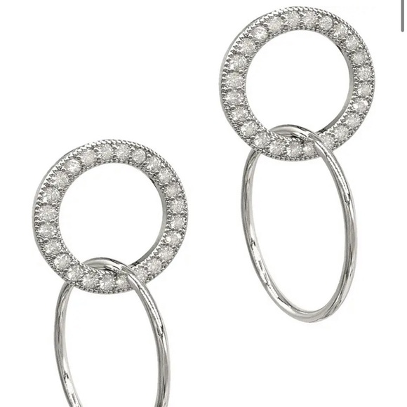ADORNIA | White Rhodium Circle Drop Earrings
ADORNIA New With Tags NWT S… - Picture 2 of 6